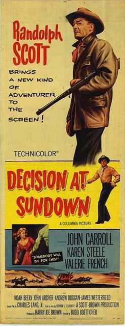 Szenenfoto aus dem Film 'Decision at Sundown' © Columbia Pictures Corporation, , Archiv KinoTV