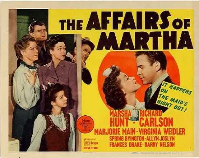 Titelbild zum Film The Affairs of Martha, Archiv KinoTV