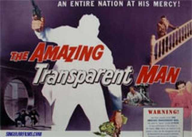 Titelbild zum Film The Amazing transparent man, Archiv KinoTV