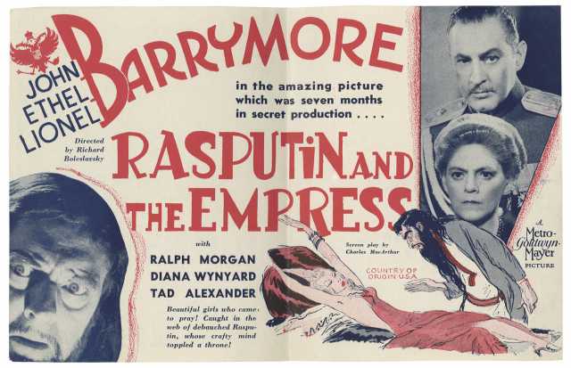 Titelbild zum Film Rasputin e l'imperatrice, Archiv KinoTV