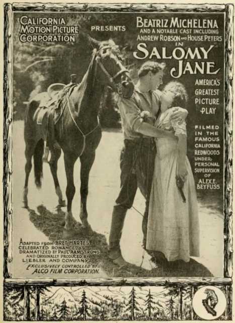 Szenenfoto aus dem Film 'Salomy Jane' © California Motion Picture Corporation, Liebler Company, Alco Film Corp., , Archiv KinoTV
