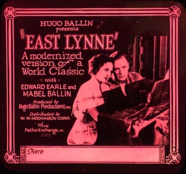 Titelbild zum Film East Lynne, Archiv KinoTV