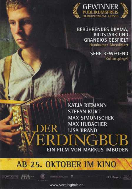 Titelbild zum Film Der Verdingbub, Archiv KinoTV