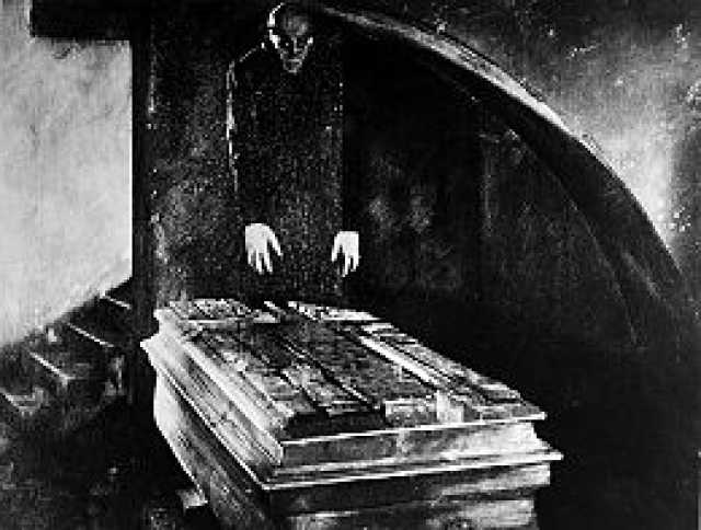 Szenenfoto aus dem Film 'Nosferatu, der Vampyr'