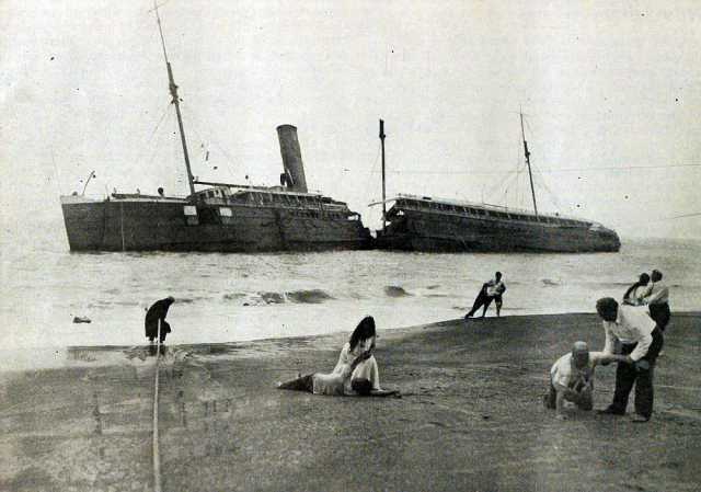 Szenenfoto aus dem Film 'Shipwrecked' © Selig Polyscope Company, General Film Company, Inc., 