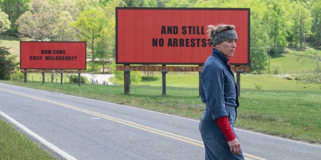 Szenenfoto aus dem Film 'Three Billboards outside Ebbing, Missouri'